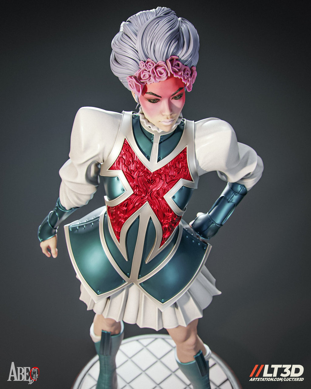 Betsy Braddock (Marvel) resin figure by Abe3D — studio render 11