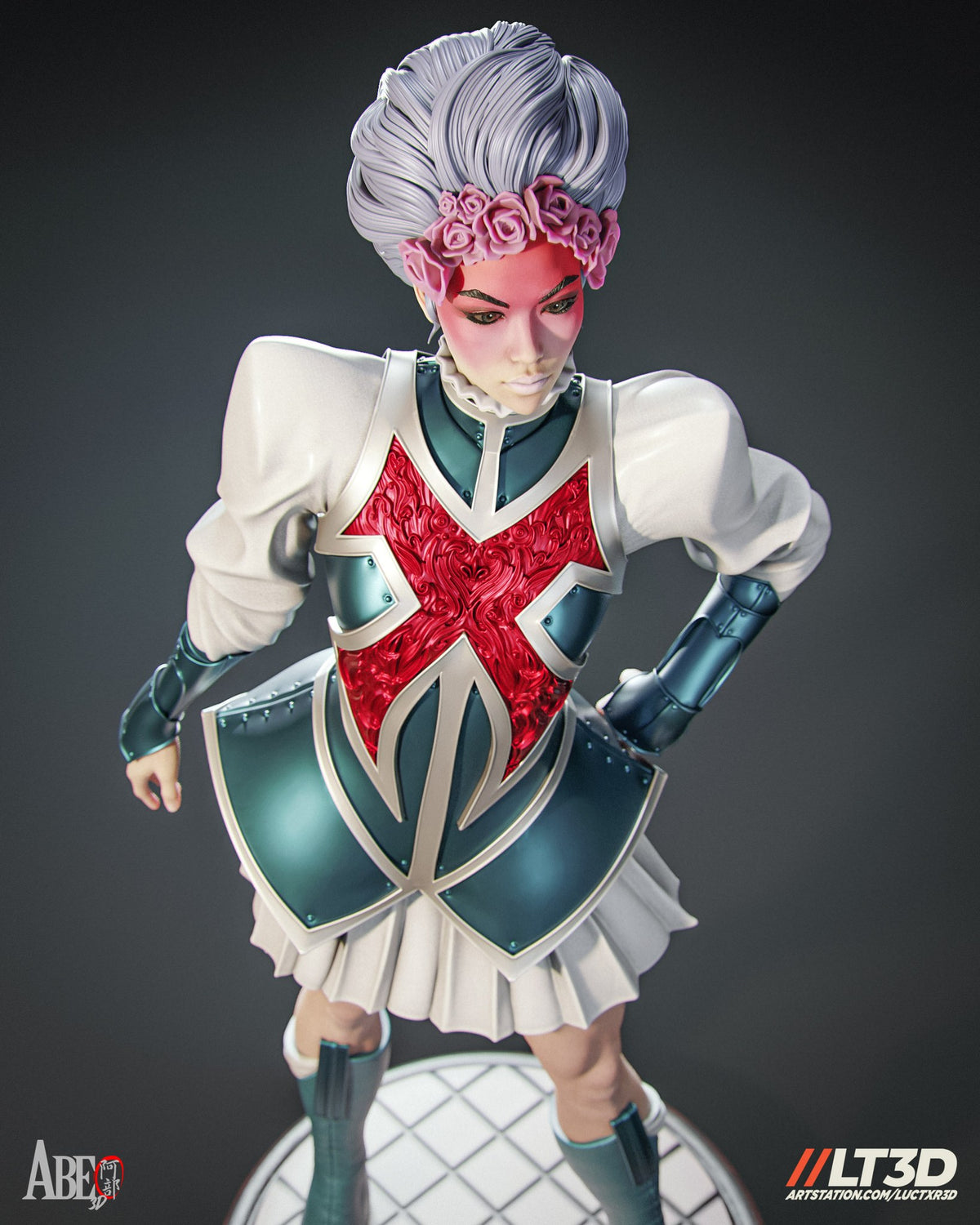 Betsy Braddock (Marvel) resin figure by Abe3D — studio render 11