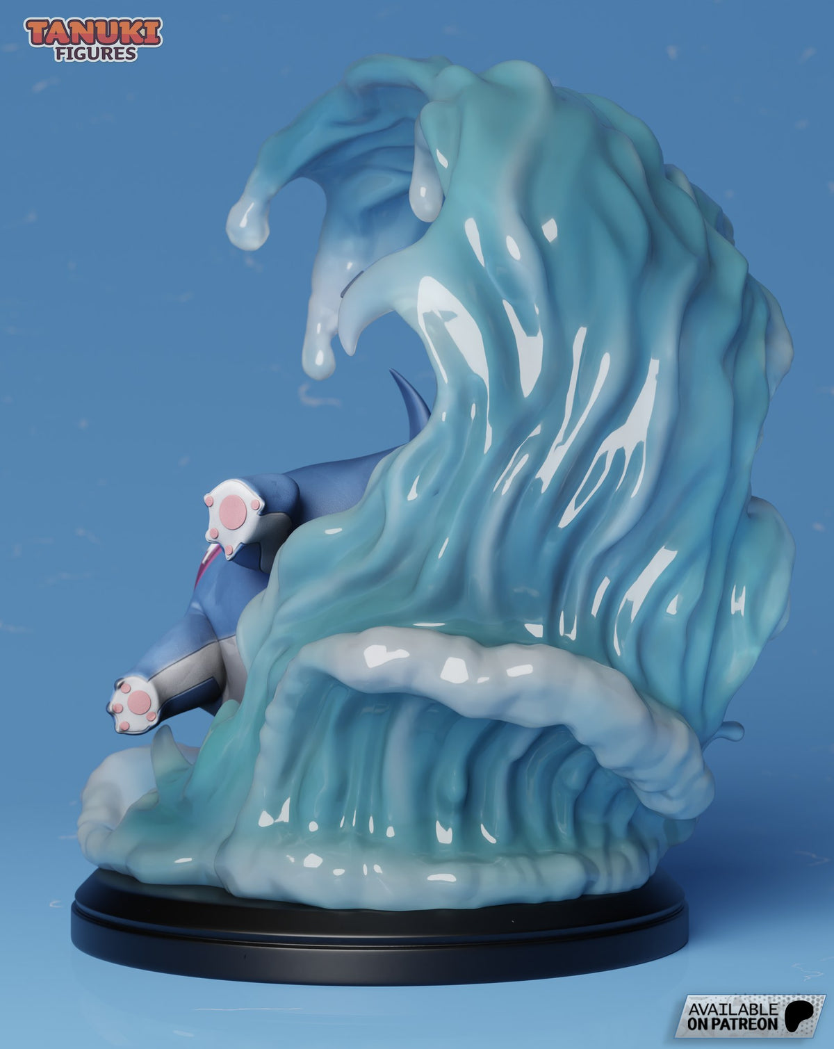 Jeff the Land Shark (Marvel) resin figure by Tanuki Figures — studio render 4