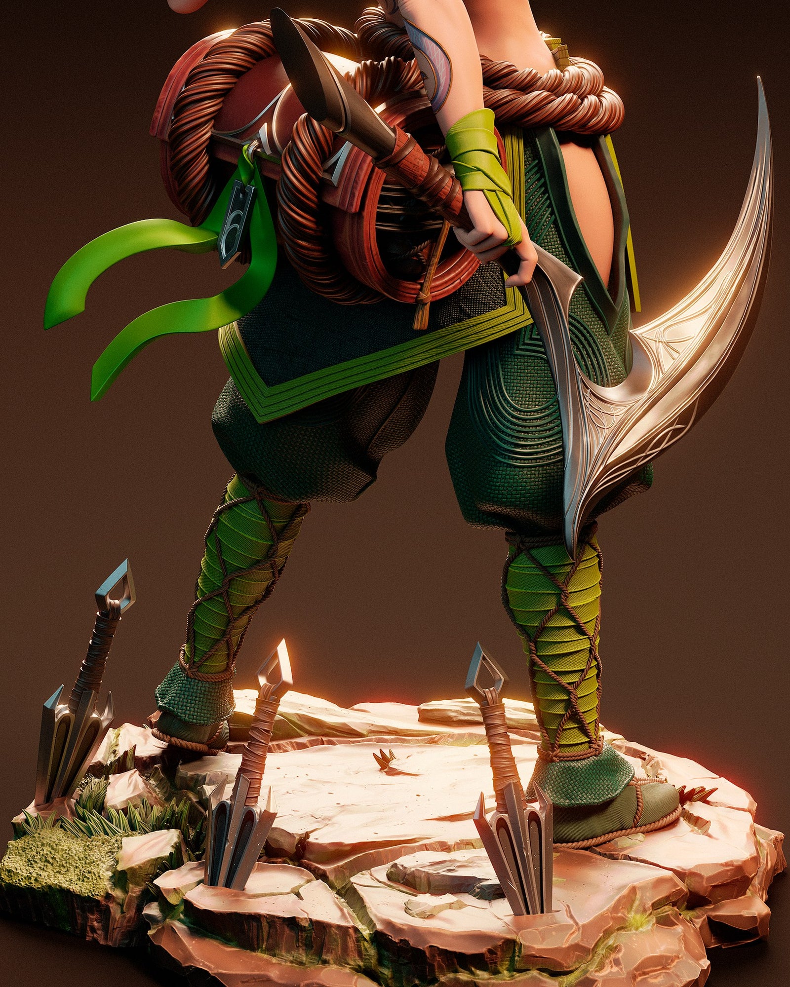 Akali League of Legends resin figure by CA 3D Studios — studio preview 2