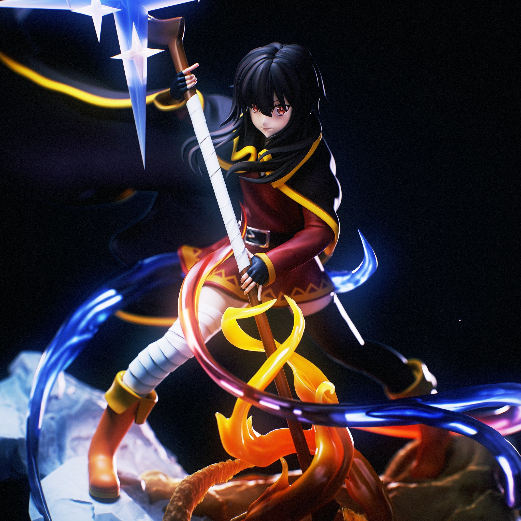 Megumin (KonoSuba) resin figure by Tenshi Figures — studio render 7