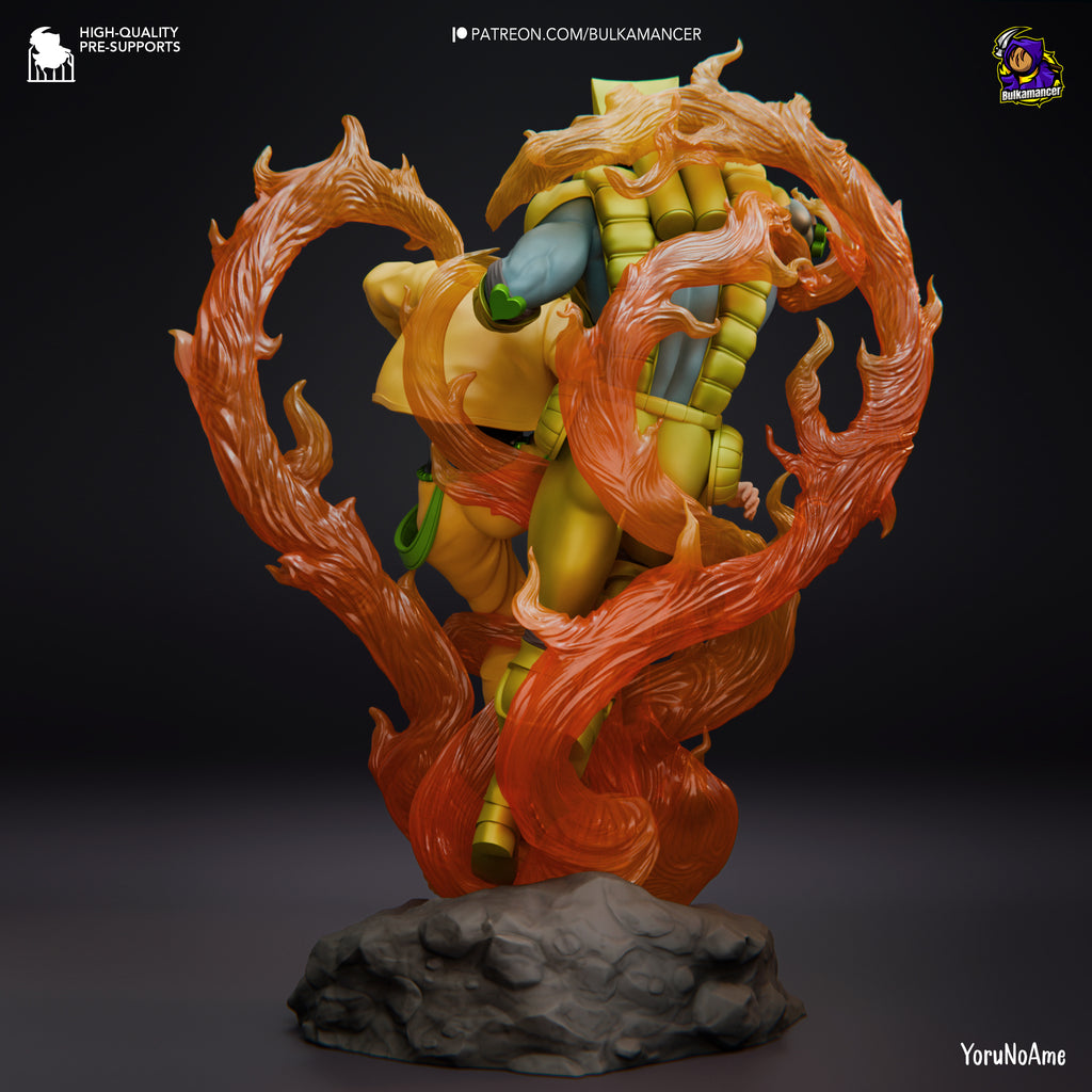 Dio and the World (Jojo's Bizarre Adventure) resin figure by Bulkamancer — studio render 4