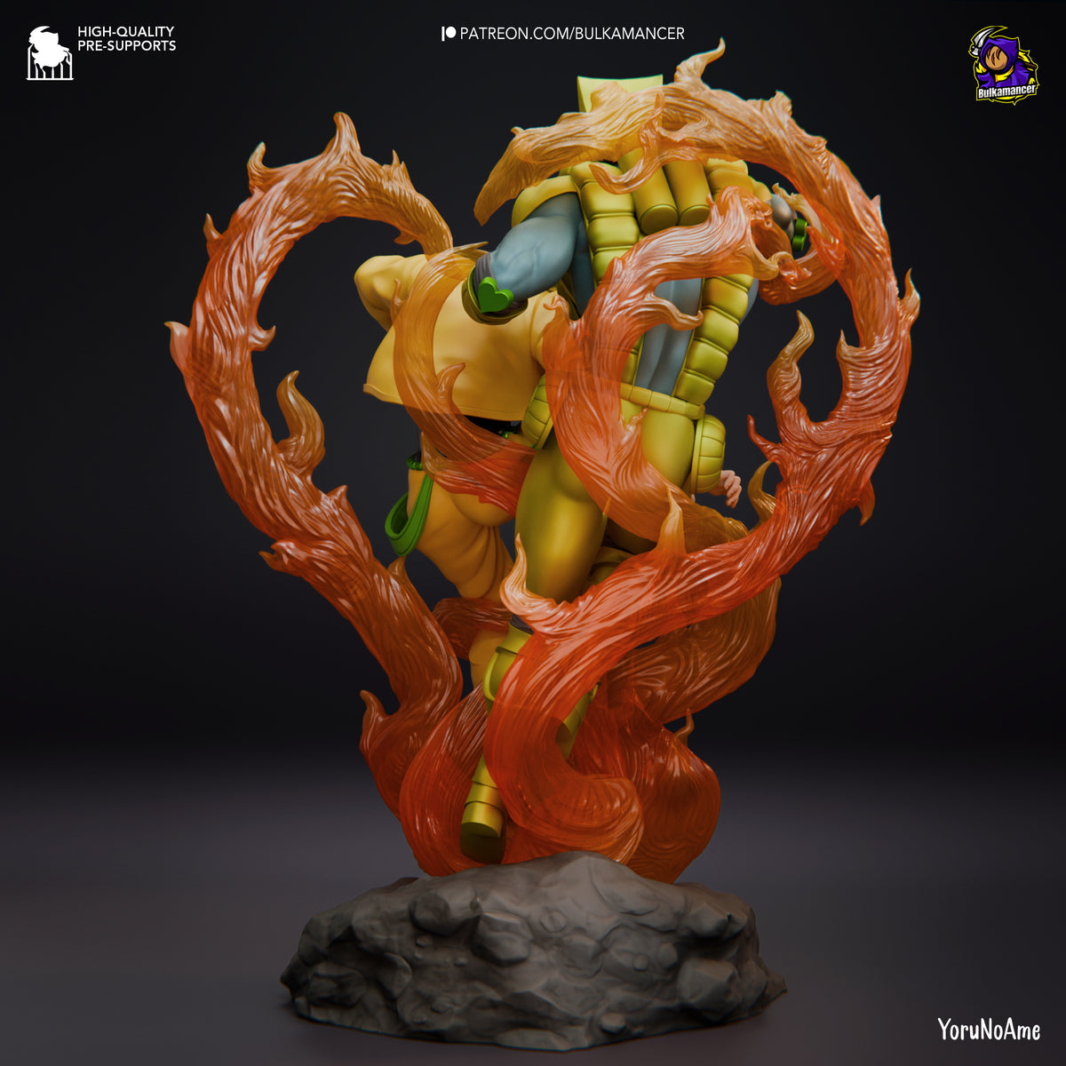 Dio and the World (Jojo's Bizarre Adventure) resin figure by Bulkamancer — studio render 4