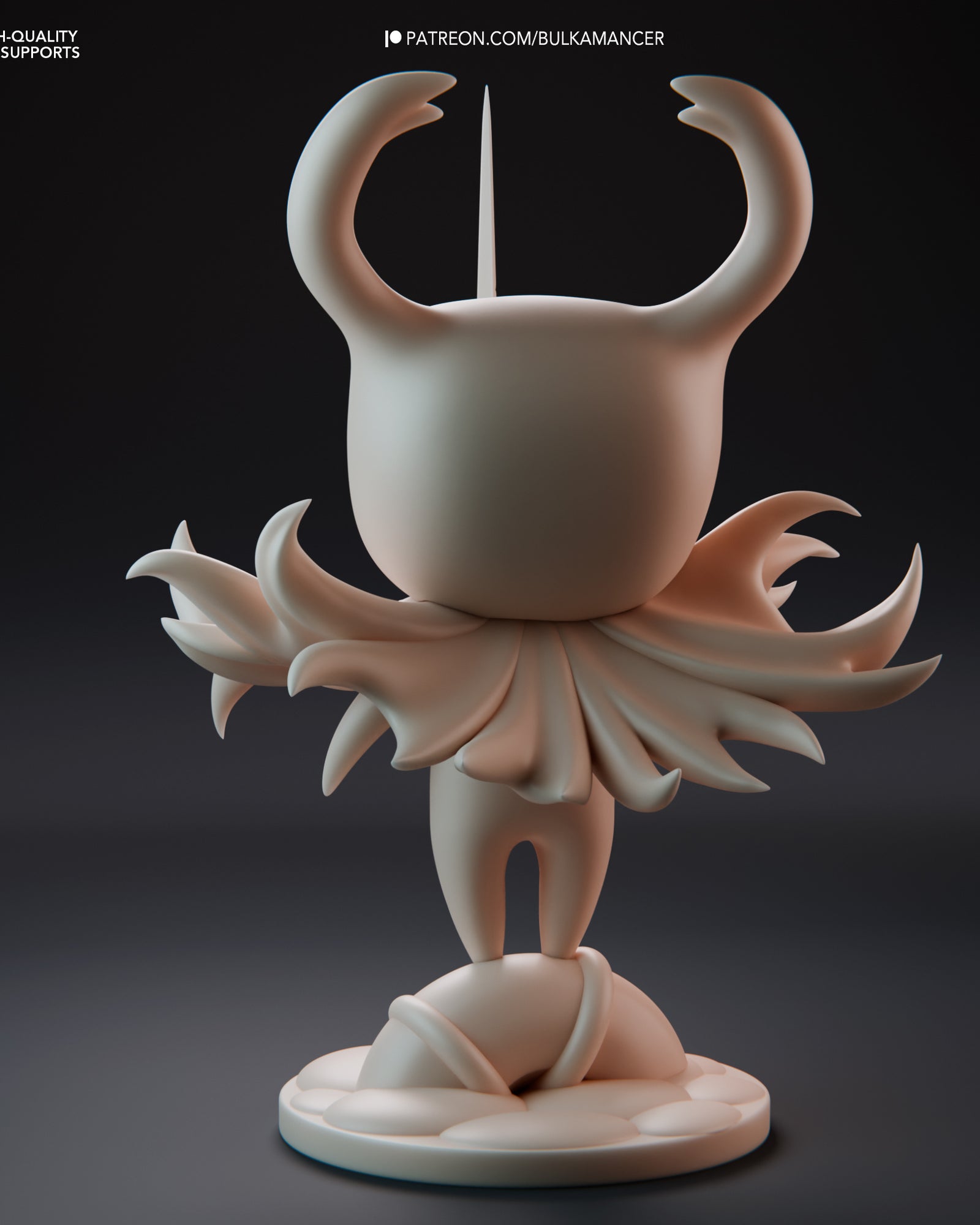 The Knight (Hollow Knight) resin figure by Bulkamancer — studio render 4