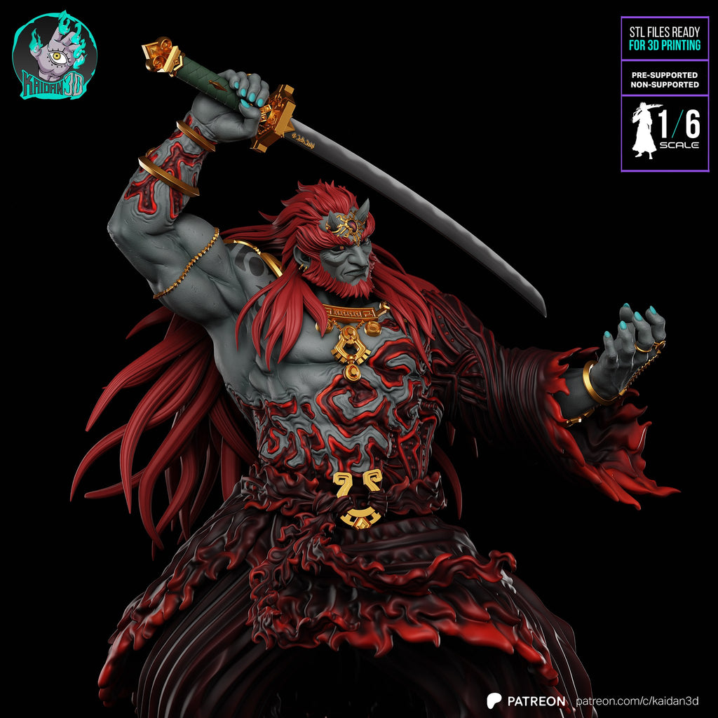 Ganondorf (The Legend of Zelda) resin figure by Kaidan 3D — studio render 3