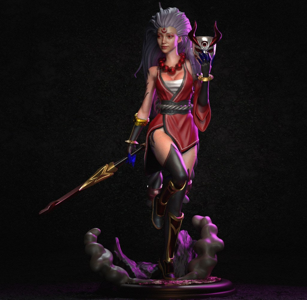Diana League of Legends resin figure by CA 3D Studios — studio preview 3