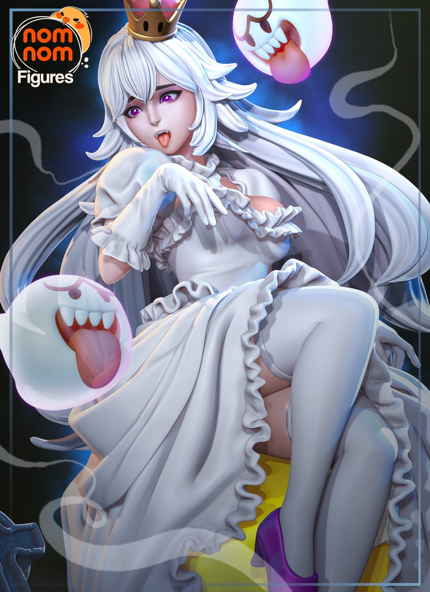 Booette Super Mario resin figure by NomNom Figures — studio preview 1