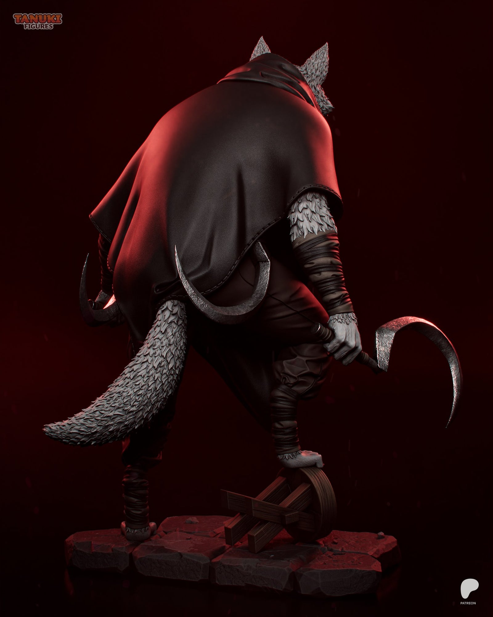 Death (Puss in Boots) resin figure by Tanuki Figures — studio render 3