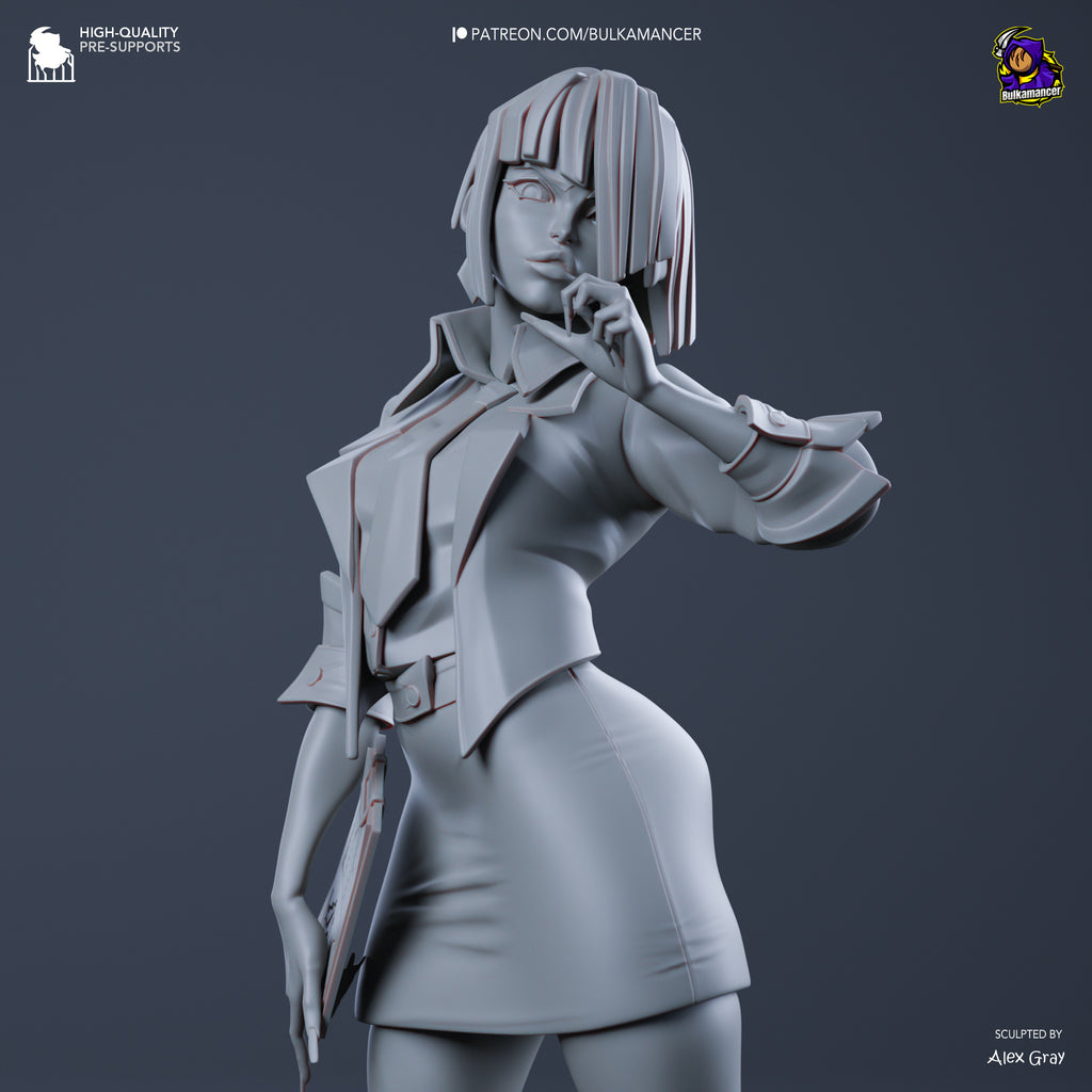 Agent Karen (Unbreadable) resin figure by Bulkamancer — studio render 14