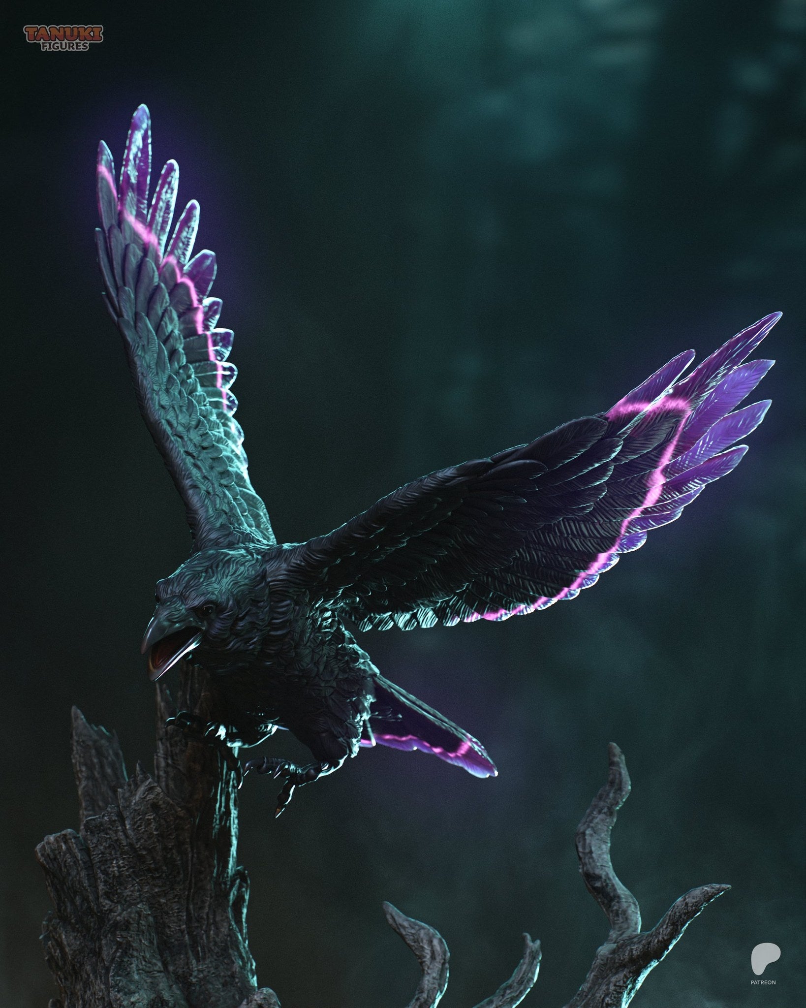 Yennefer of Vengerberg (The Witcher) resin figure by Tanuki Figures — studio render 6
