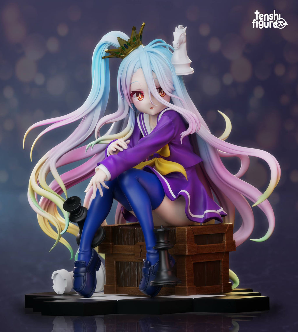 Shiro (No Game No Life) resin figure by Tenshi Figures — studio render 4