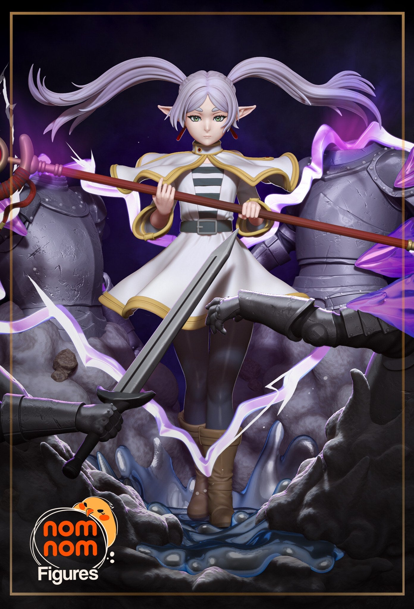 Frieren Beyond Journey's End resin figure by NomNom Figures — studio preview 1