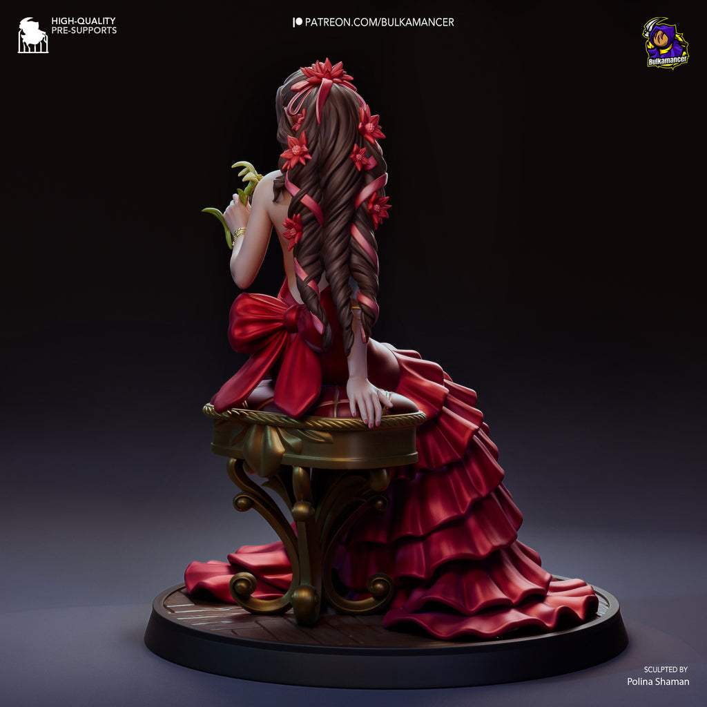 Aerith Gainsborough (Final Fantasy) resin figure by Bulkamancer — studio render 5