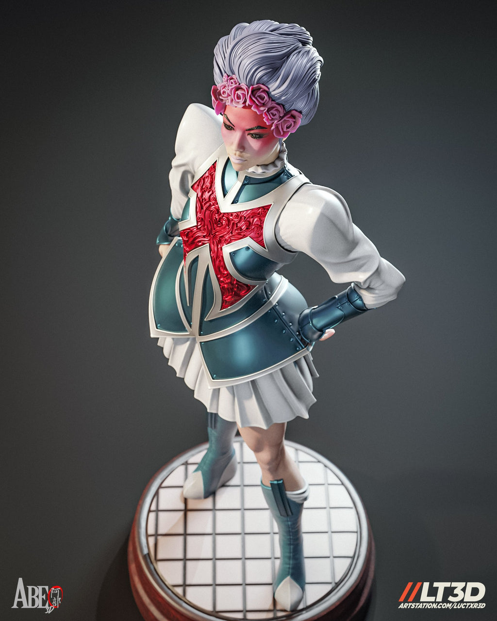 Betsy Braddock (Marvel) resin figure by Abe3D — studio render 12