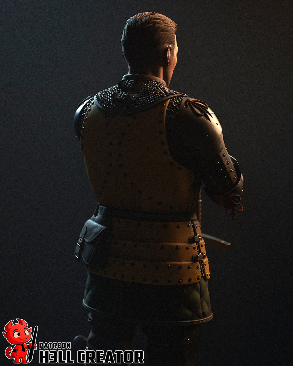 Henry of Skalitz (Kingdom Come Deliverance) resin figure by h3LLcreator — studio render 8