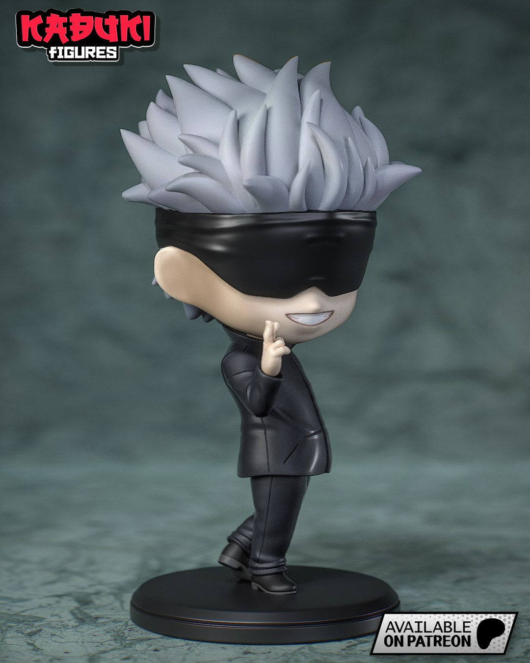 Satoru Gojo (Jujutsu Kaisen) resin figure by Tanuki Figures — studio render 4