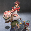 Momo and Okarun (Dandadan) resin figure by Azerama — studio render 1