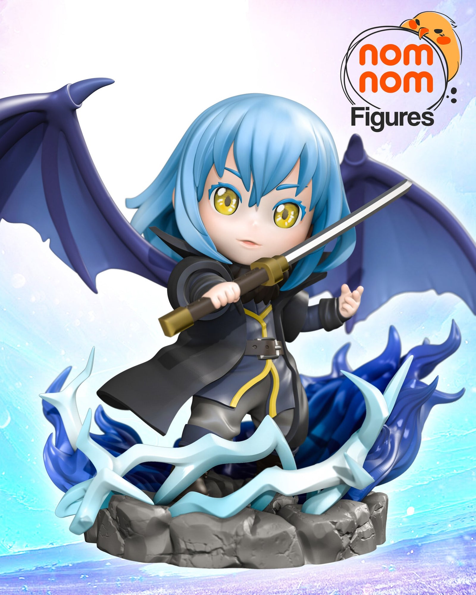 Rimuru Tempest That Time I Got Reincarnated as a Slime resin figure by NomNom Figures — studio preview 1