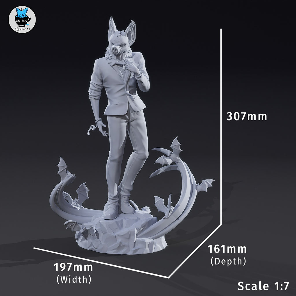 Sonar (Dispatch) resin figure by Neko Figurines — studio render 6