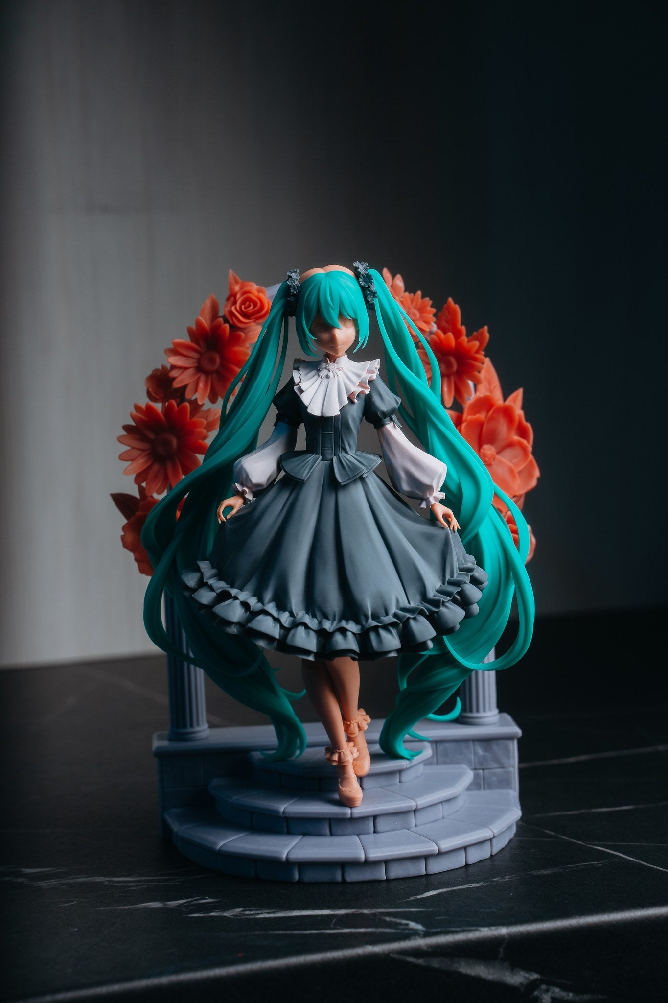 Hatsune Miku (Vocaloid) resin figure by Bulkamancer — studio render 12