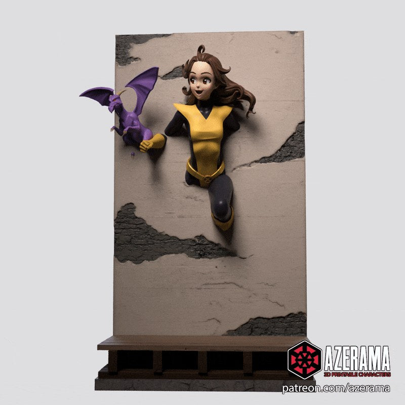 Kitty Pryde (Marvel) resin figure by Azerama — studio render 1