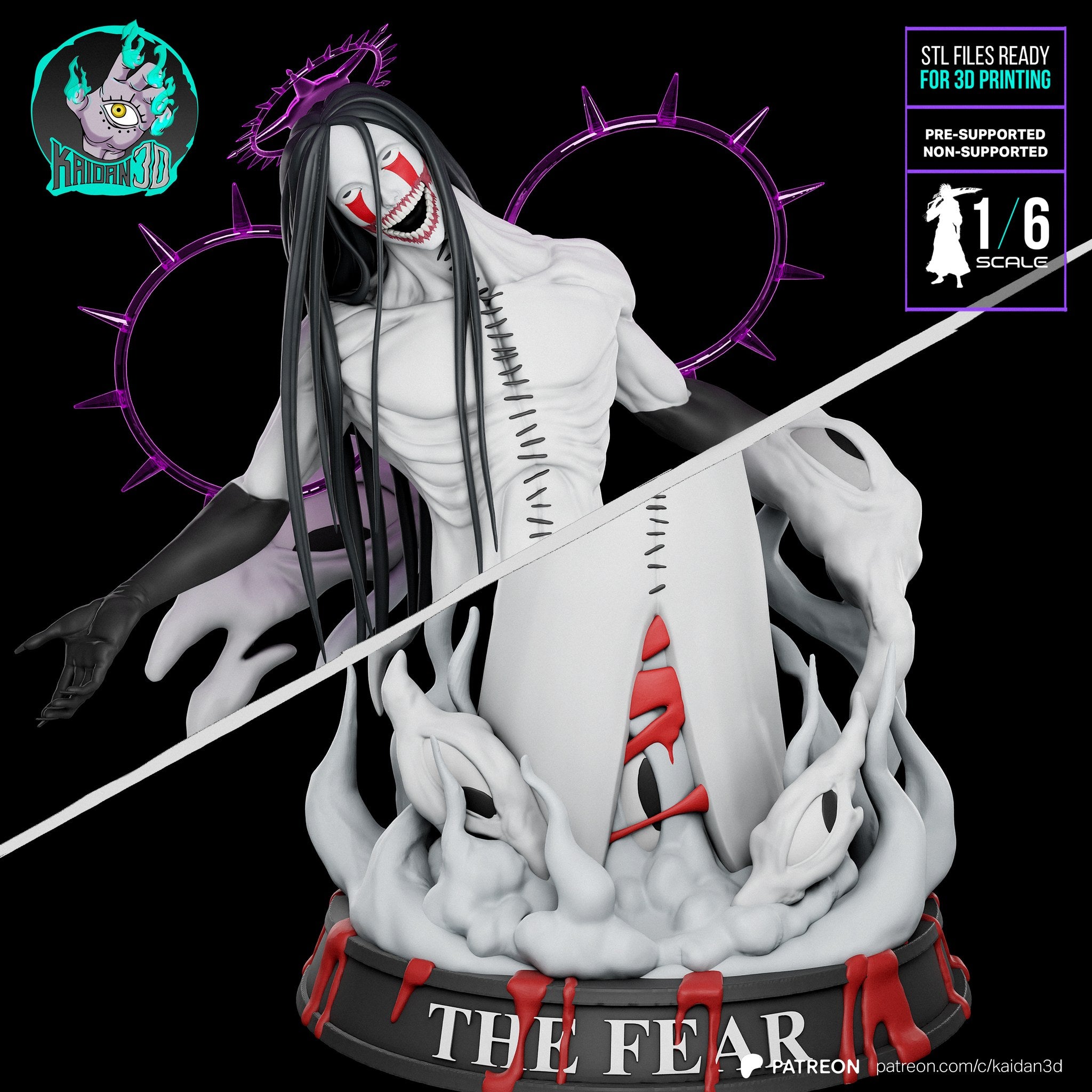 As Nodt (Bleach) resin figure by Kaidan 3D — studio render 2
