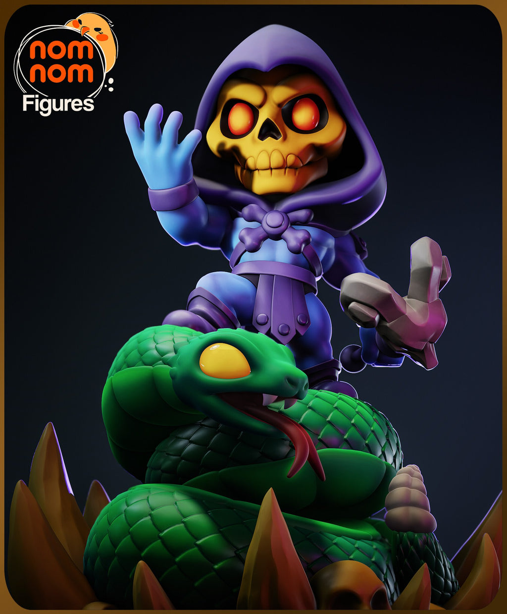 Skeletor — studio render 4
