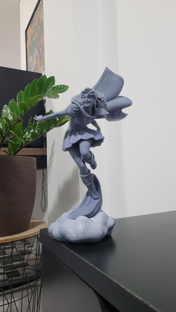 Mary Marvel (DC) resin figure by Abe3D — studio render 11