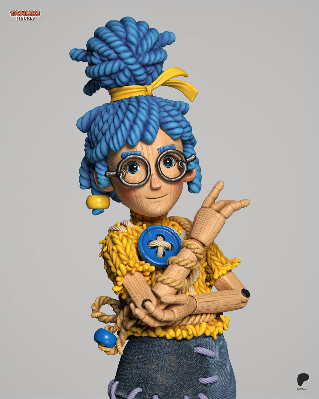 May (It Takes Two) resin figure by Tanuki Figures — studio render 4