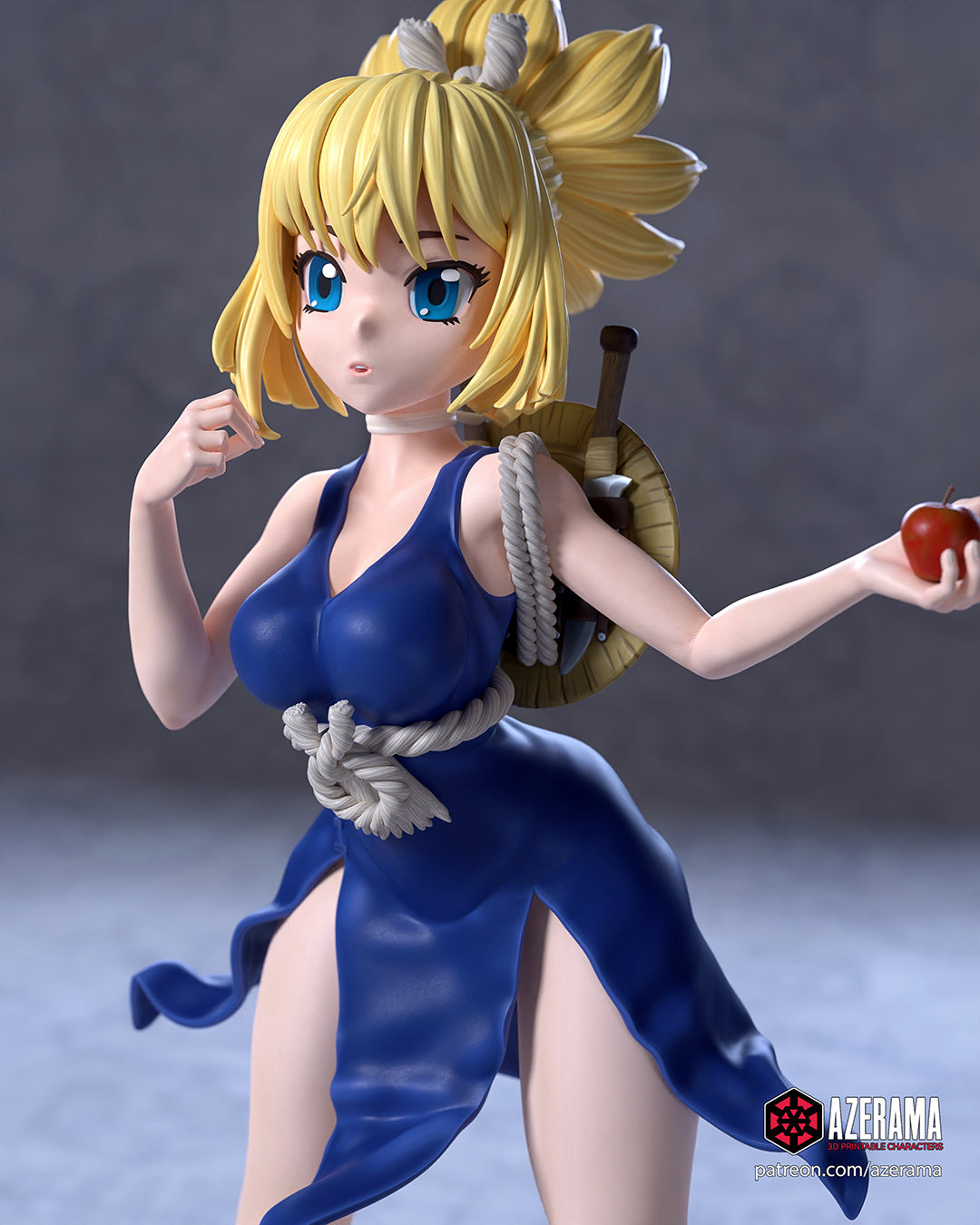 Kohaku (Dr. Stone) resin figure by Azerama — studio render 1