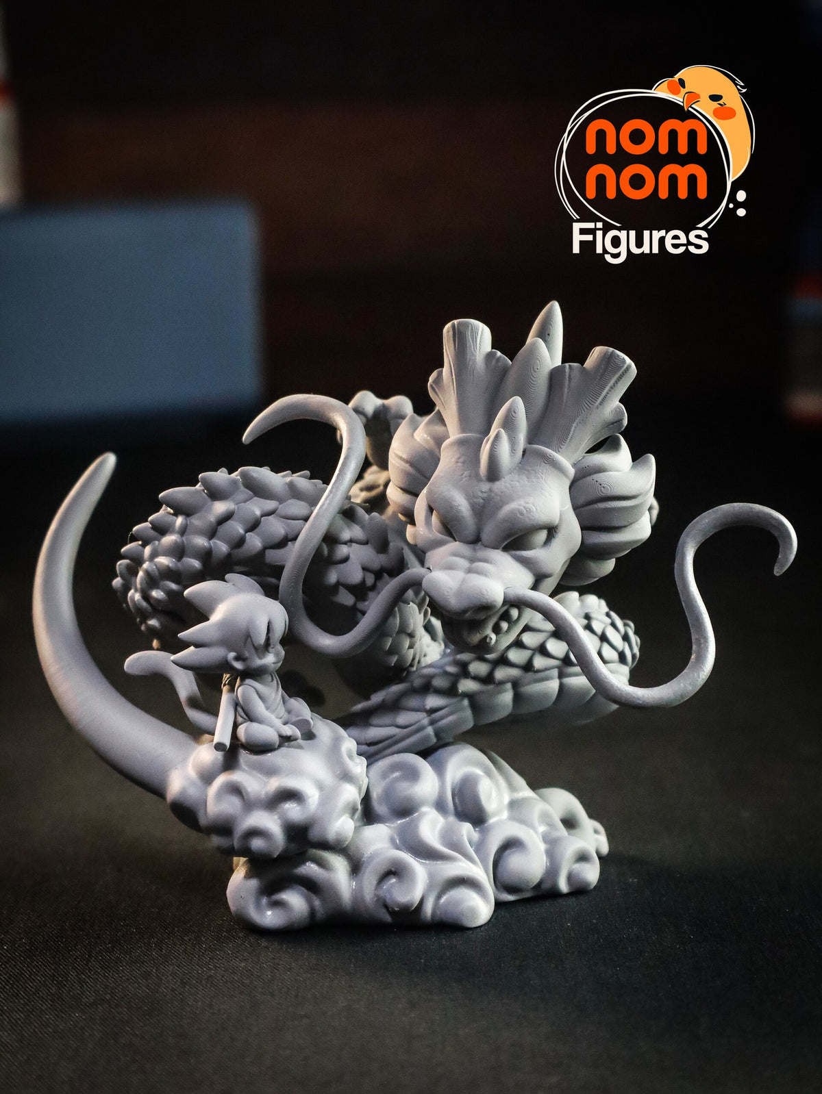 Shenron and Goku — studio render 9
