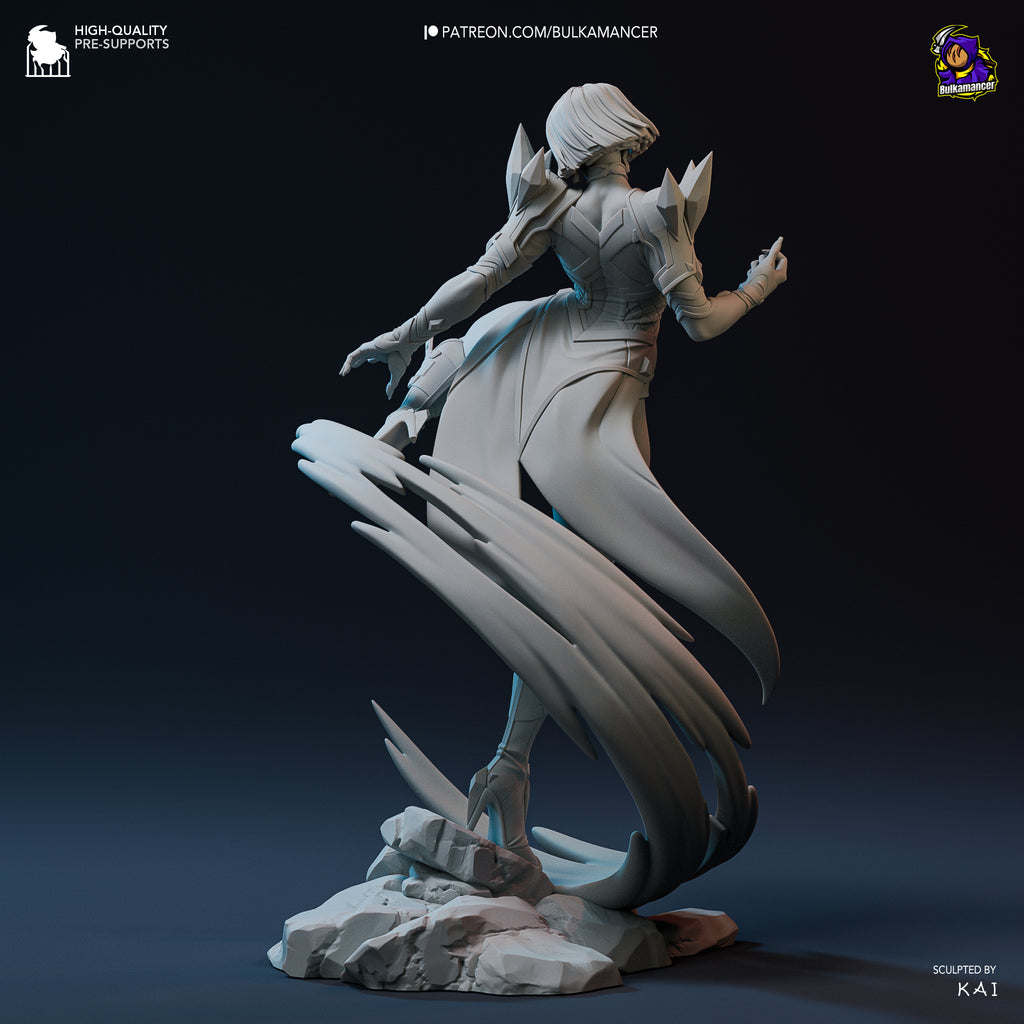 Emma Frost (Marvel) resin figure by Bulkamancer — studio render 12