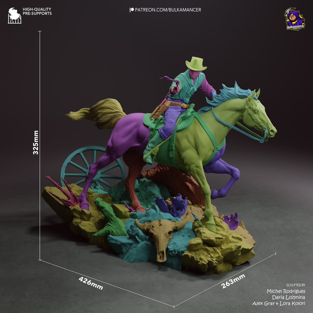 Arthur Morgan (Red Dead Redemption) resin figure by Bulkamancer — studio render 9