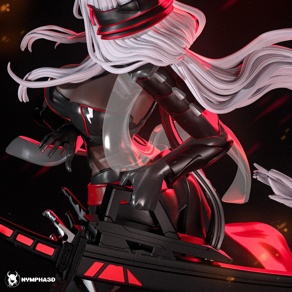 Scarlet: Black Shadow (NIKKE: Goddess of Victory) resin figure by Nympha — studio render 4