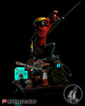 Cat and Robot Diorama (Stray) resin figure by h3LLcreator — studio render 1