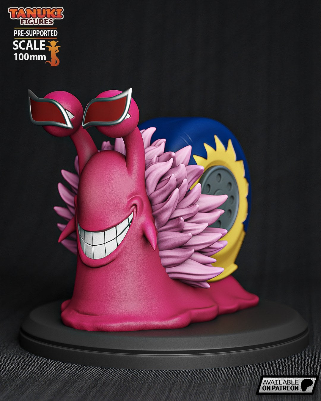 Den Den Mushi (One Piece) resin figure by Tanuki Figures — studio render 2