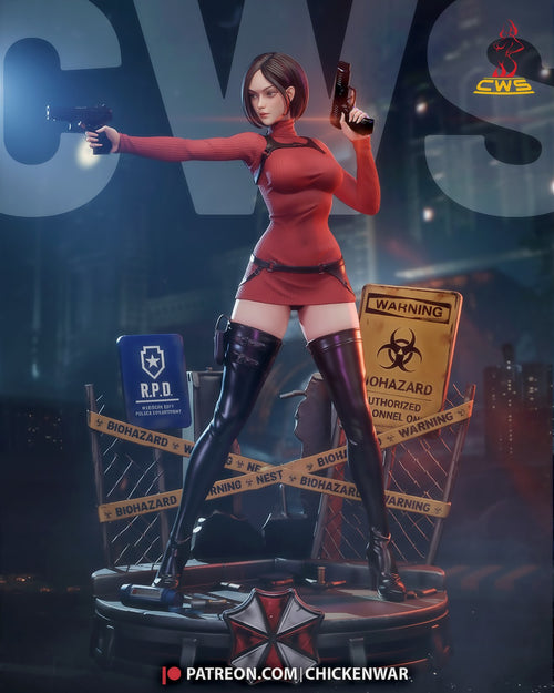 Ada Wong (Resident Evil) resin figure by CW Studio — studio render 1
