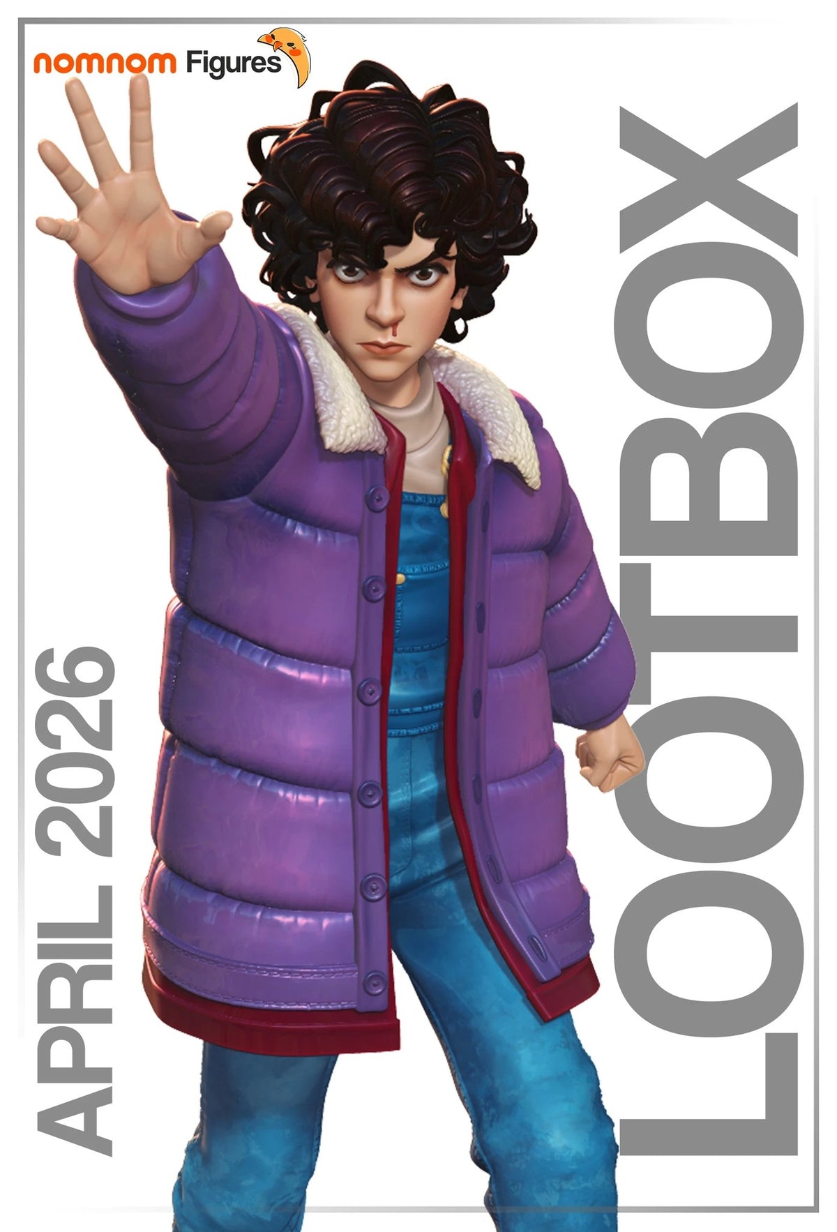Eleven Stranger Things resin figure by NomNom Figures — studio preview 1