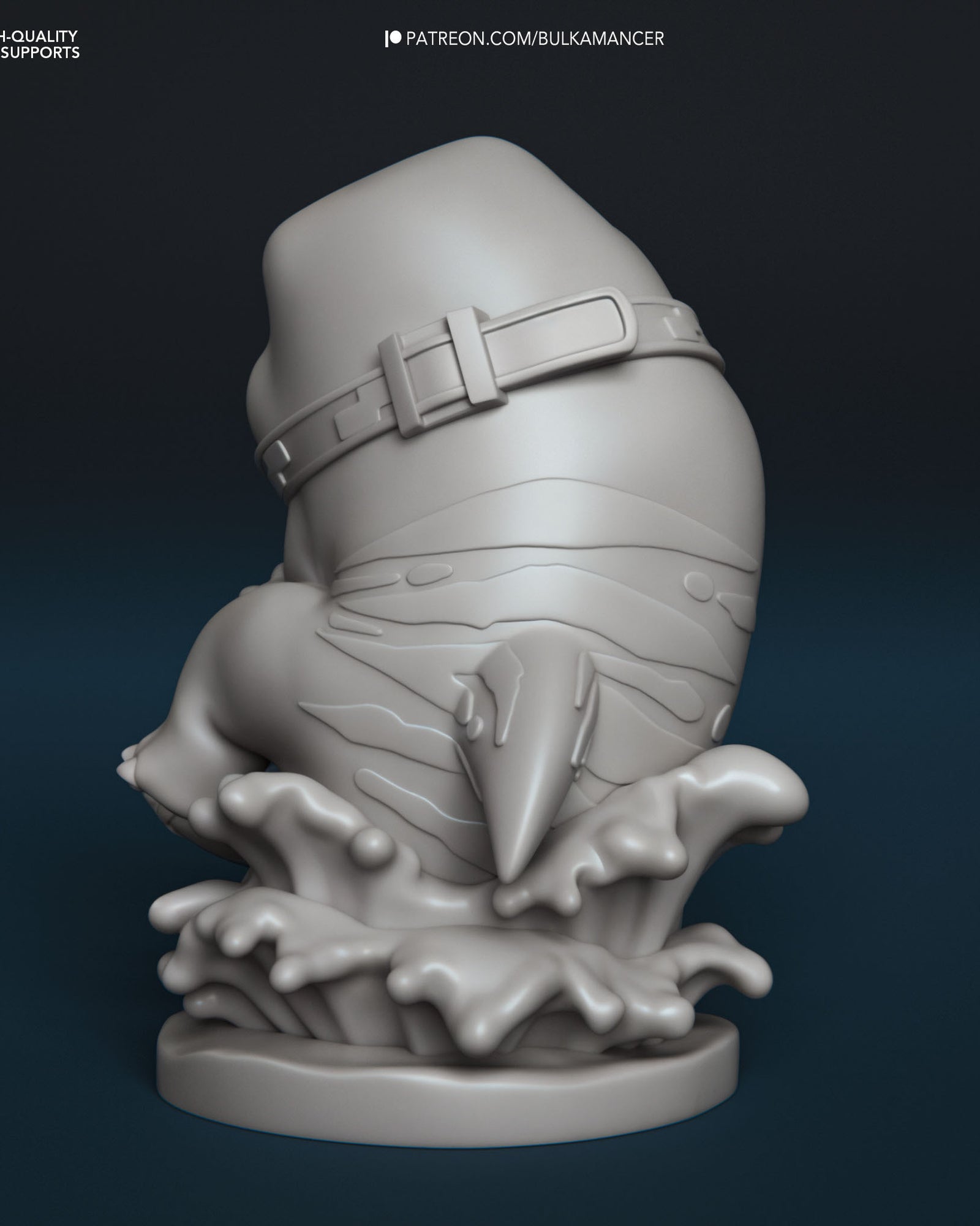 Jeff the Land Shark (Marvel) resin figure by Bulkamancer — studio render 4