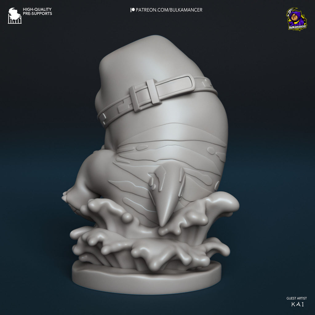 Jeff the Land Shark (Marvel) resin figure by Bulkamancer — studio render 4