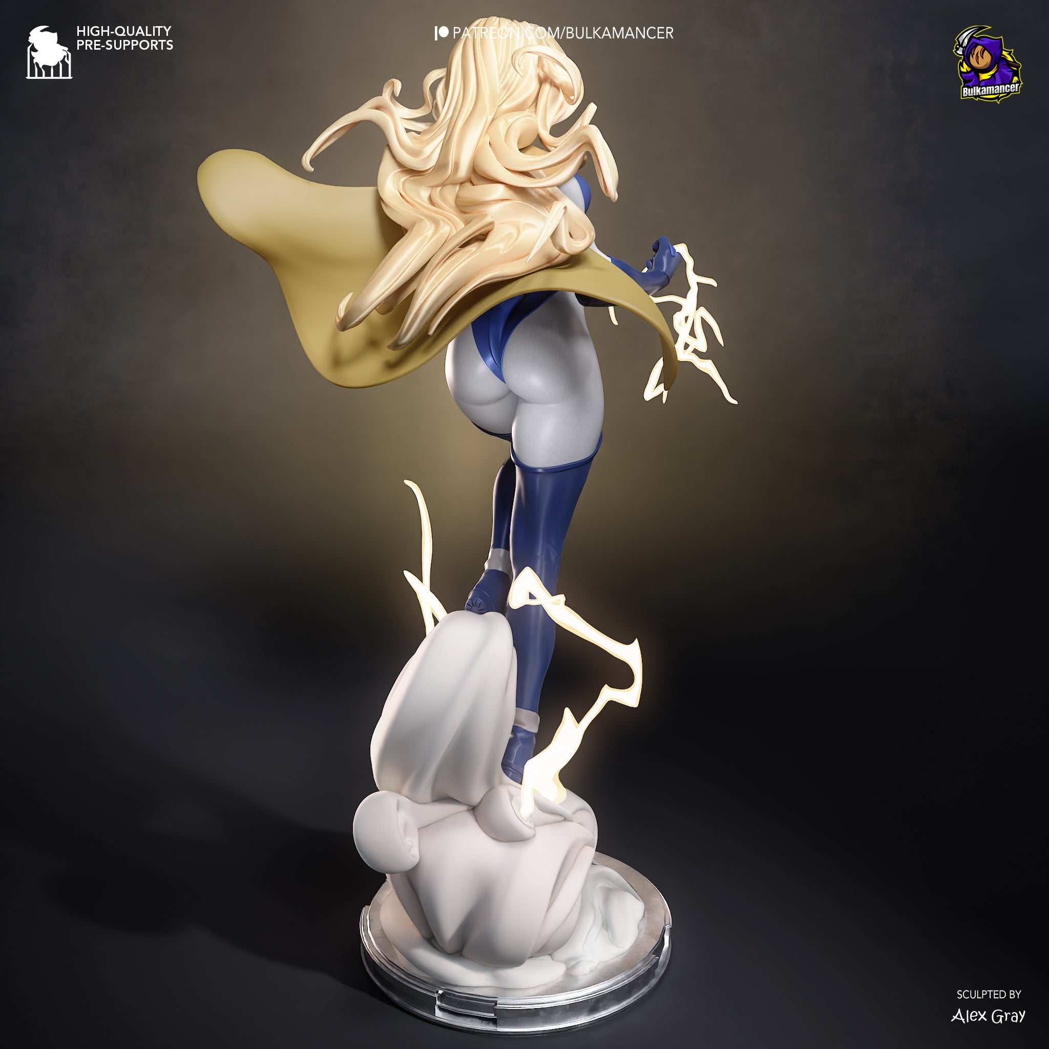 Blonde Blazer (Dispatch) resin figure by Bulkamancer — studio render 8