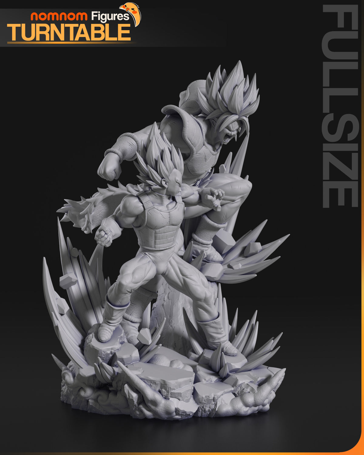 Vegeta Vs Broly — studio render 7