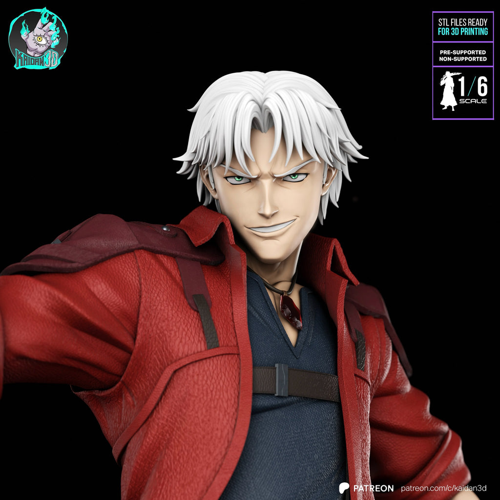 Dante (Devil May Cry) resin figure by Kaidan 3D — studio render 6