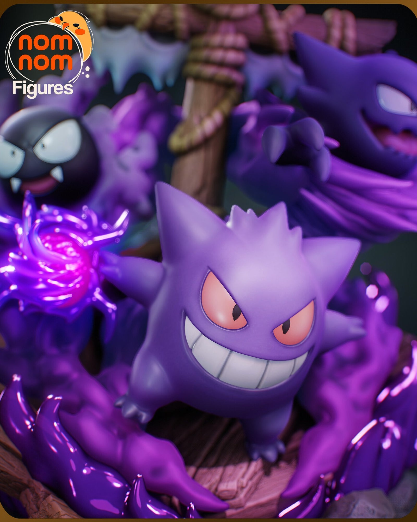 Ghost Pokemon Diorama — studio render 5
