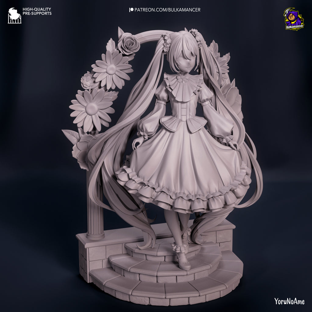 Hatsune Miku (Vocaloid) resin figure by Bulkamancer — studio render 10