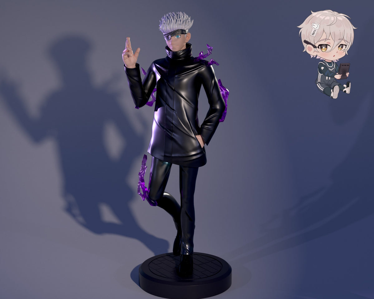 Satoru Gojo (Jujutsu Kaisen) resin figure by RemyJF — studio render 2