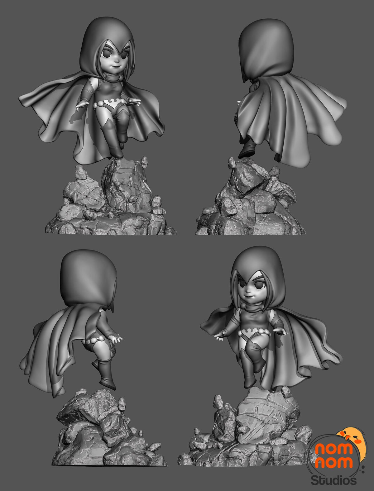 Raven — studio render 3