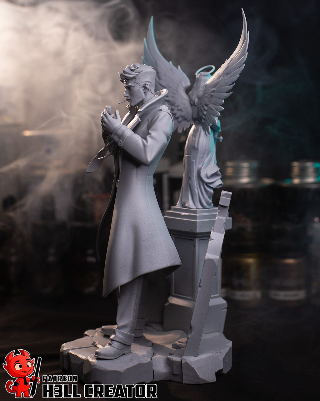 John Constantine (DC) resin figure by h3LLcreator — studio render 12