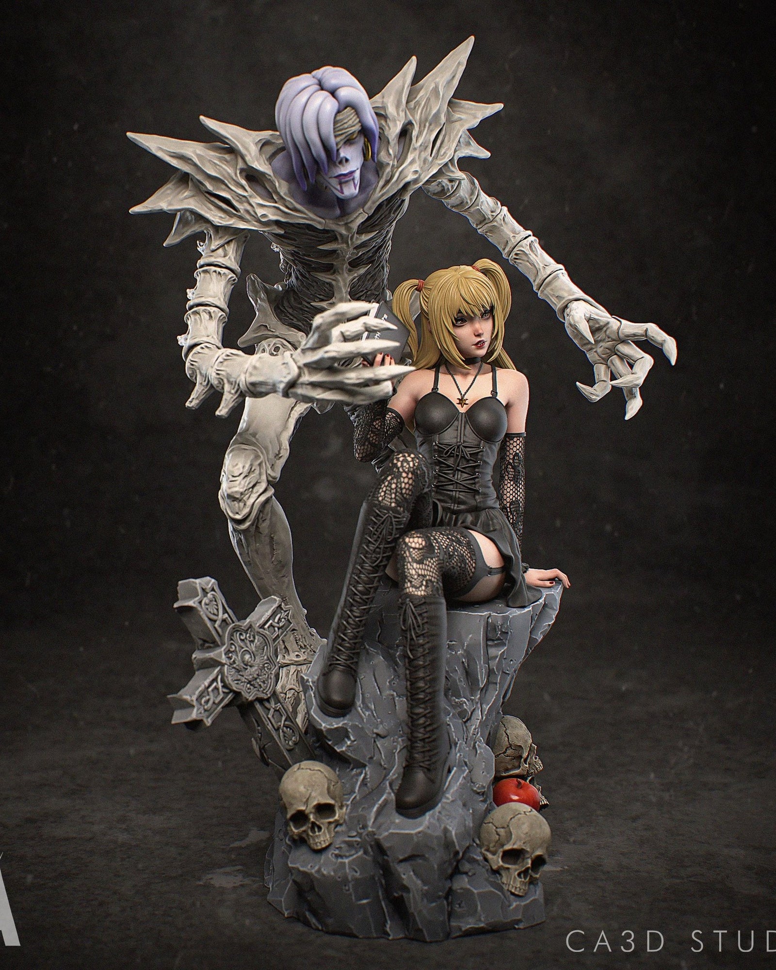 Misa Amane Death Note resin figure by CA 3D Studios — studio preview 5