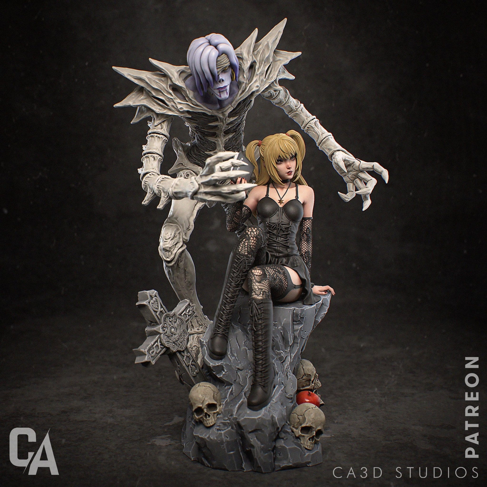 Misa Amane Death Note resin figure by CA 3D Studios — studio preview 5